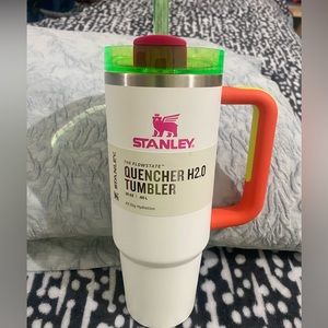 Stanley White neon tumbler